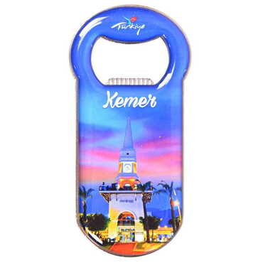 Kemer Themed Customizable Metal Magnetic Bottle Opener 90x45 mm - 9