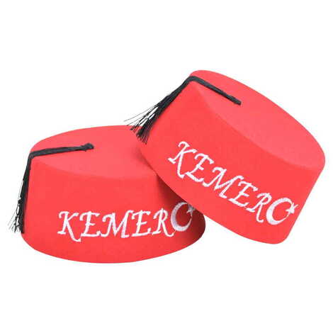 Kemer Themed Embroidered Fez - 3