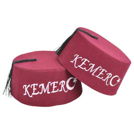 Kemer Themed Embroidered Fez - 4