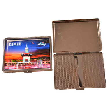 Kemer Themed Metal Cigarette Case 103x80x11 mm - 7