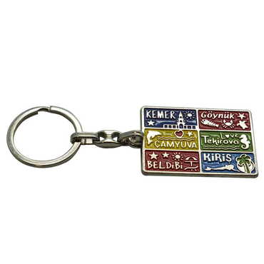 Kemer Themed Metal Customised Enamel Keychain - 3