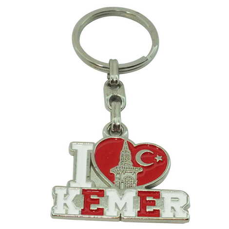 Kemer Themed Metal Customised Enamel Keychain - 8