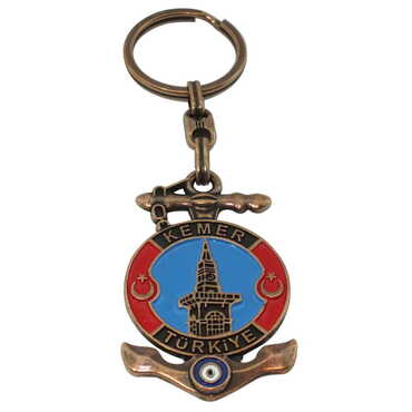 Kemer Themed Metal Customised Enamel Keychain - 19