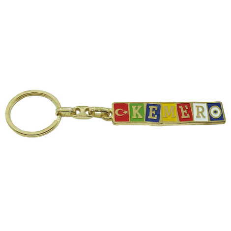 Kemer Themed Metal Customised Enamel Keychain - 24