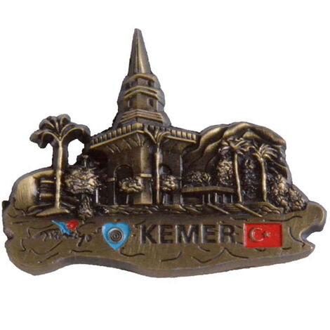 Kemer Themed Metal Magnet - 3