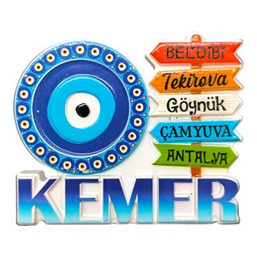 Kemer Themed Polyester Printed Fridge Magnet - 22