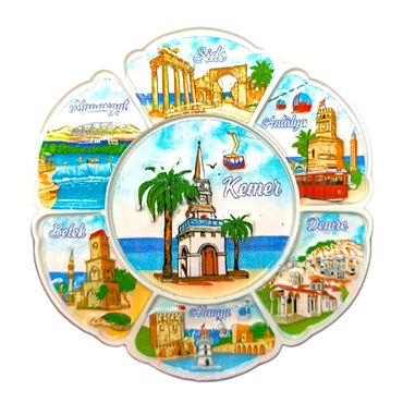 Kemer Themed Polyester Printed Fridge Magnet - 23