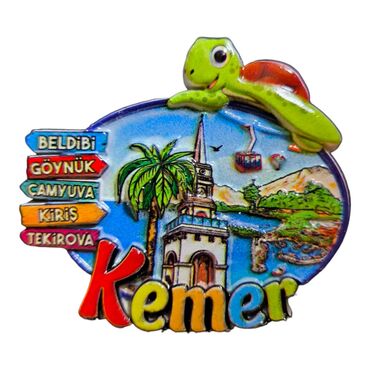 Kemer Themed Polyester Printed Fridge Magnet - 5