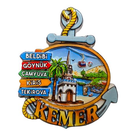 Kemer Themed Polyester Printed Fridge Magnet - 7