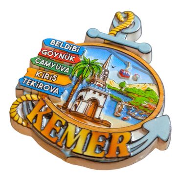 Kemer Themed Polyester Printed Fridge Magnet - 11