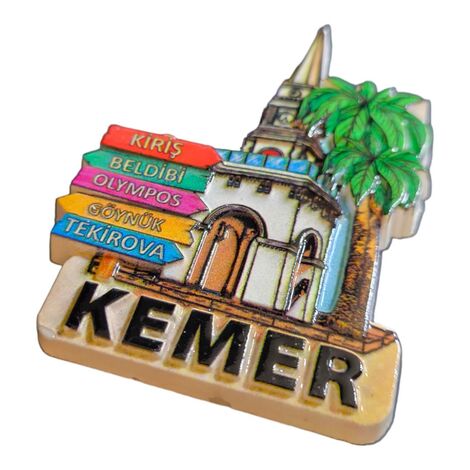 Kemer Themed Polyester Printed Fridge Magnet - 16