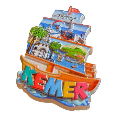 Kemer Themed Polyester Printed Fridge Magnet - 15