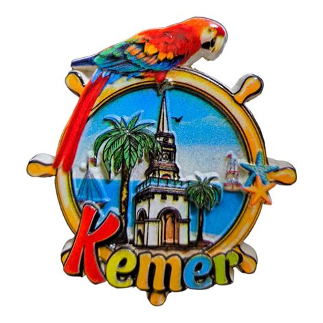 Kemer Themed Polyester Printed Fridge Magnet - 2