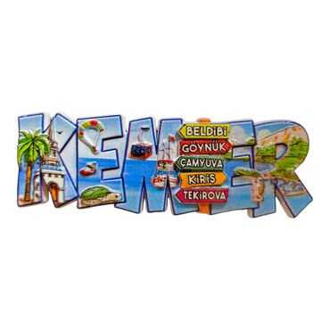 Kemer Themed Polyester Printed Fridge Magnet - 1