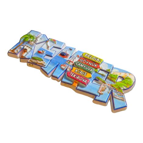 Kemer Themed Polyester Printed Fridge Magnet - 12