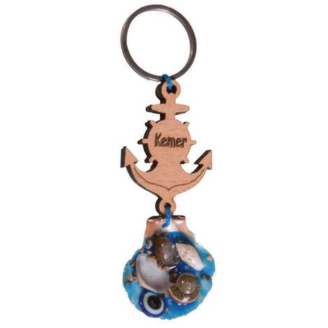 Kemer Themed Sea Shell Keychain - 3