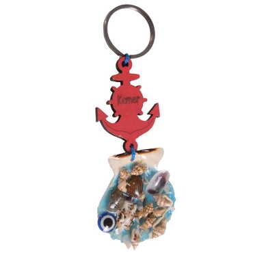 Kemer Themed Sea Shell Keychain - 5