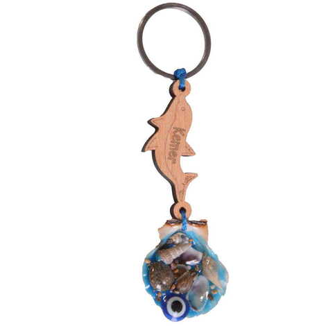 Kemer Themed Sea Shell Keychain - 7