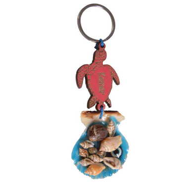 Kemer Themed Sea Shell Keychain - 8