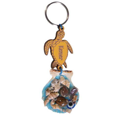 Kemer Themed Sea Shell Keychain - 10