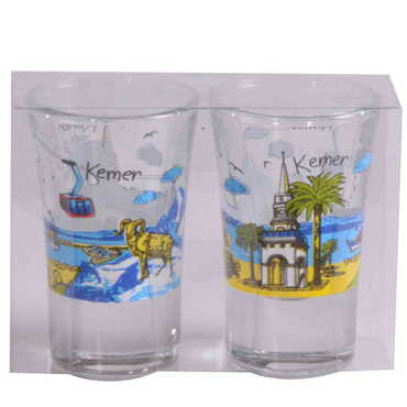 Kemer Themed Shot Glass Set of 2 Pcs - 3