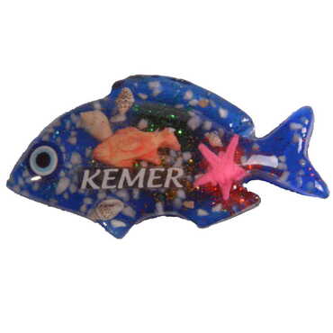 Kemer Themed Transparent Polyester Photo Fridge Magnet - 3