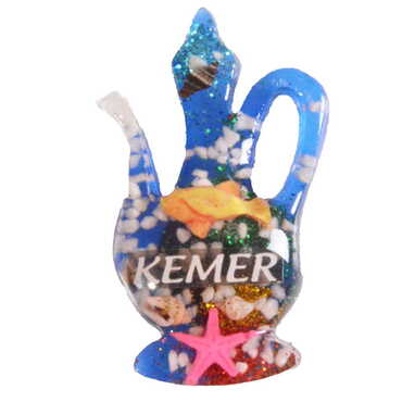 Kemer Themed Transparent Polyester Photo Fridge Magnet - 14