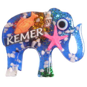 Kemer Themed Transparent Polyester Photo Fridge Magnet - 22