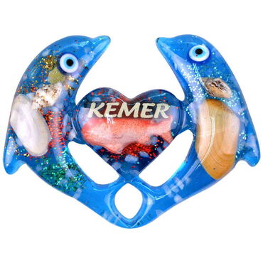 Kemer Themed Transparent Polyester Photo Fridge Magnet - 54