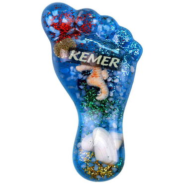 Kemer Themed Transparent Polyester Photo Fridge Magnet - 63