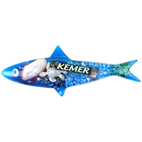 Kemer Themed Transparent Polyester Photo Fridge Magnet - 71