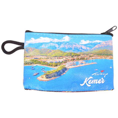 Kemer Themed Turkish Woven Wallet 113x80x8 mm - 5