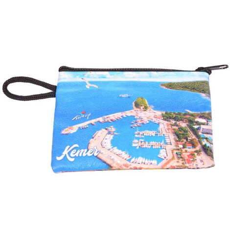 Kemer Themed Turkish Woven Wallet 113x80x8 mm - 6