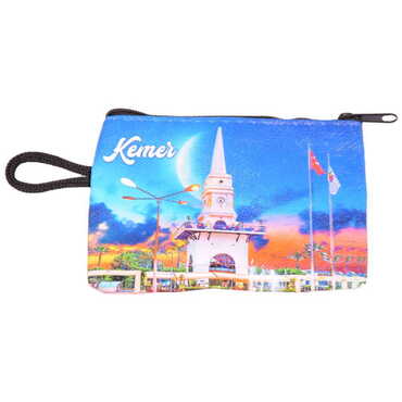 Kemer Themed Turkish Woven Wallet 113x80x8 mm - 7