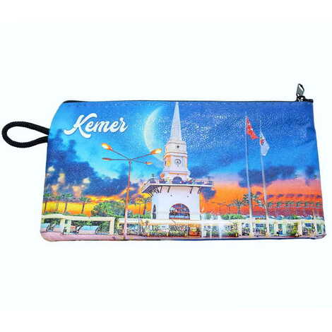 Kemer Themed Turkish Woven Wallet 183x97x8 mm - 3