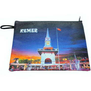 Kemer Themed Turkish Woven Wallet 215x155x8 mm - 4