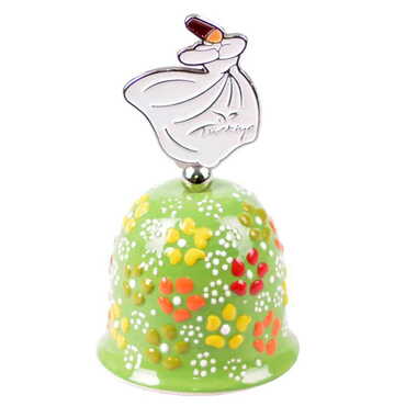 Konya Themed Turkish Ceramic Collectible Souvenir Bell - 8