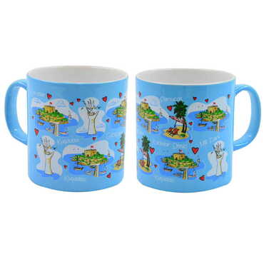 Kusadasi Themed Customised Serigraphy Printed Ceramic Mug 82x90 mm - 4