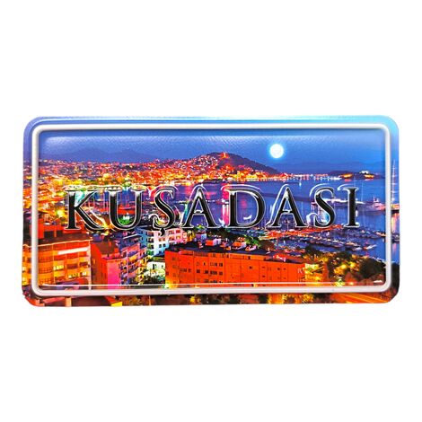 Kusadasi Themed Embossed Pvc Oppression Fridge Magnet - 16