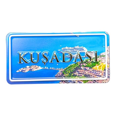 Kusadasi Themed Embossed Pvc Oppression Fridge Magnet - 17