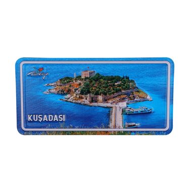 Kusadasi Themed Embossed Pvc Oppression Fridge Magnet - 6