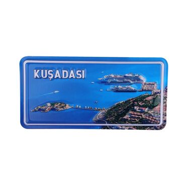 Kusadasi Themed Embossed Pvc Oppression Fridge Magnet - 7