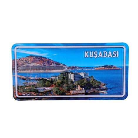 Kusadasi Themed Embossed Pvc Oppression Fridge Magnet - 4