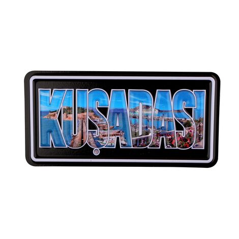 Kusadasi Themed Embossed Pvc Oppression Fridge Magnet - 3