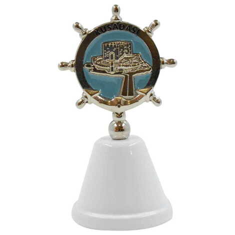 Kusadasi Themed Metal Enamel Hand Bell - 4