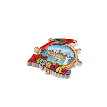 Kusadasi Themed Polyester Printed Fridge Magnet - 7