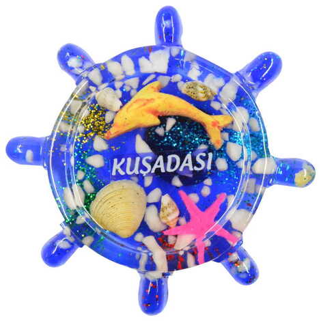 Kusadasi Themed Transparent Polyester Photo Fridge Magnet - 3