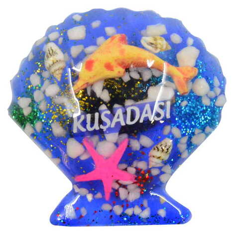 Kusadasi Themed Transparent Polyester Photo Fridge Magnet - 5