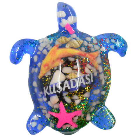 Kusadasi Themed Transparent Polyester Photo Fridge Magnet - 11