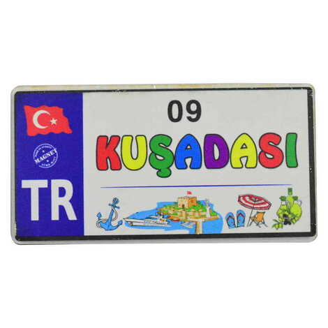 Kusadasi Themed Wooden Customised 2D Souvenir Fridge Magnet - 5